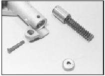 5.8 Oil pump pressure relief valve components