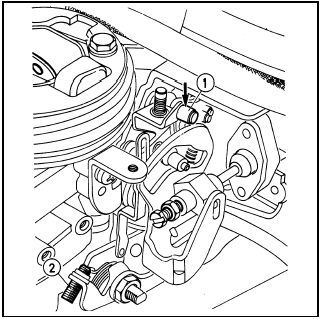 10.47 Positive throttle opening adjustment on the Weber 36 TLC carburettor