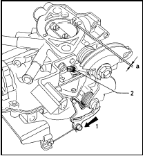 10.52 Fast idle adjustment on Weber IBS, IBSH and TLP carburettors