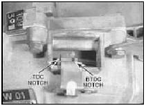 8.2 Timing plate marks on XV, XW and XY series engines