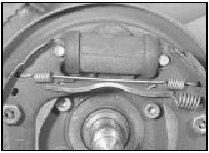 5.4 Upper return spring location (DBA Bendix type)